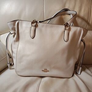 Coach Classic Cream Tote Bag